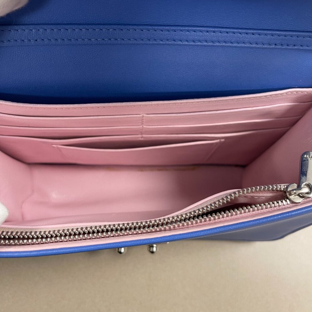 Christian Dior Miss Dior Promenade Heart Badge Wallet on a Chain - Preowned - Picture 12 of 13